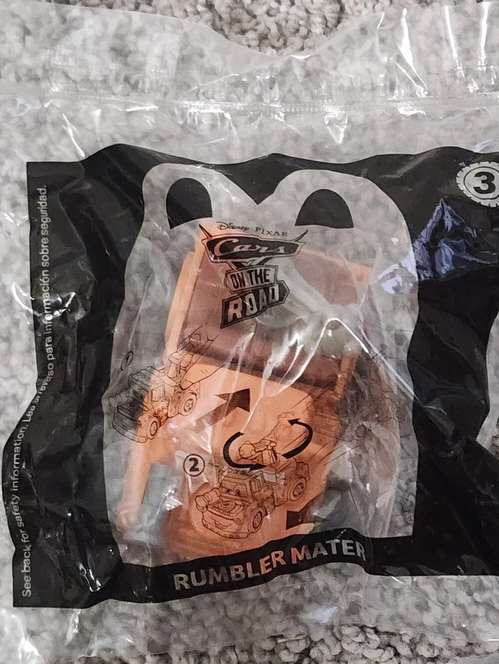 New Disney Pixar Cars On The Road McDonalds Happy Meal Toys, Sealed & Complete